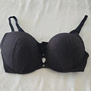 Shimmering Black Women's Bra